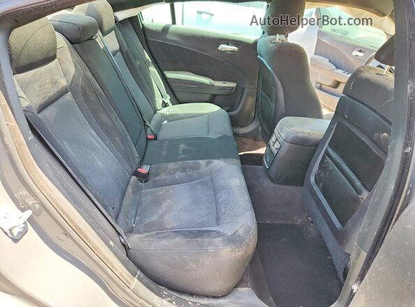 2C3CDXBGXKH510783 2019 DODGE CHARGER Gray უკანა სავარძლების ხედი