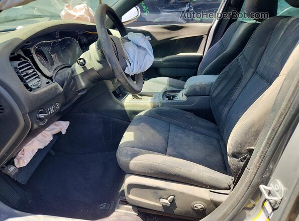 2C3CDXBGXKH510783 2019 DODGE CHARGER Gray წინა სალონის ხედი