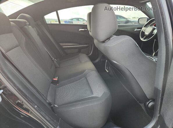 2C3CDXBGXKH657671 2019 DODGE CHARGER Black Հետևի նստատեղերի տեսք