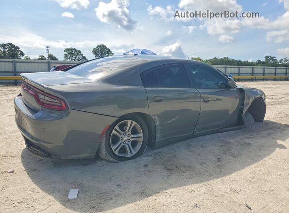 2C3CDXBGXKH725693 2019 DODGE CHARGER Gray უკანა მარჯვენა
