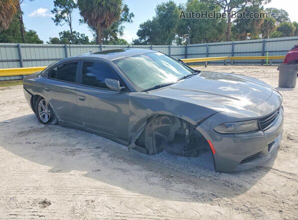 2C3CDXBGXKH725693 2019 DODGE CHARGER Gray წინა მარჯვენა