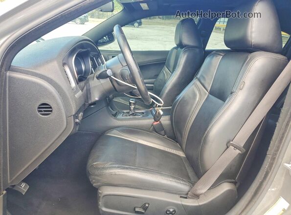 2C3CDXBGXKH725693 2019 DODGE CHARGER Gray წინა სალონის ხედი