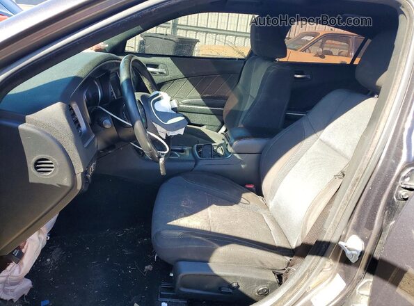 2C3CDXBGXLH106898 2020 DODGE CHARGER Silver Вид салону спереду