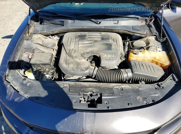 2C3CDXBGXLH106898 2020 DODGE CHARGER Silver Вид задньої частини салону
