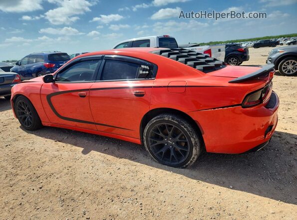 2C3CDXBGXLH149573 2020 DODGE CHARGER Orange Задня ліва чверть