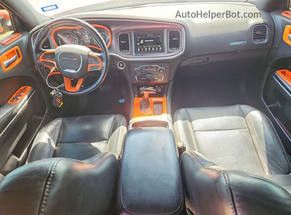 2C3CDXBGXLH149573 2020 DODGE CHARGER Orange Вид панелі приладів