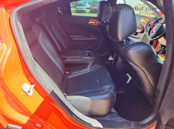 2C3CDXBGXLH149573 2020 DODGE CHARGER Orange Вид задніх сидінь