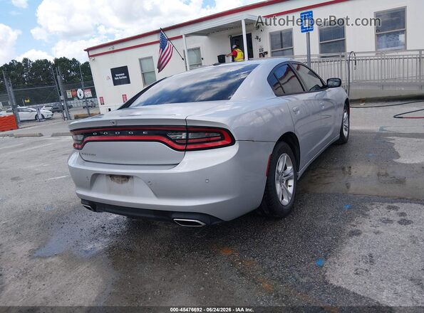 2C3CDXBGXLH190110 2020 DODGE CHARGER Серебряный Задняя правая четверть