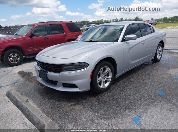 2C3CDXBGXLH190110 2020 DODGE CHARGER Серебряный Передняя левая четверть
