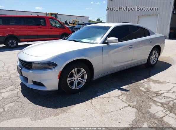 2C3CDXBGXLH190155 2020 DODGE CHARGER Серебряный Передняя левая четверть