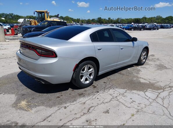 2C3CDXBGXLH190155 2020 DODGE CHARGER Серебряный Задняя правая четверть