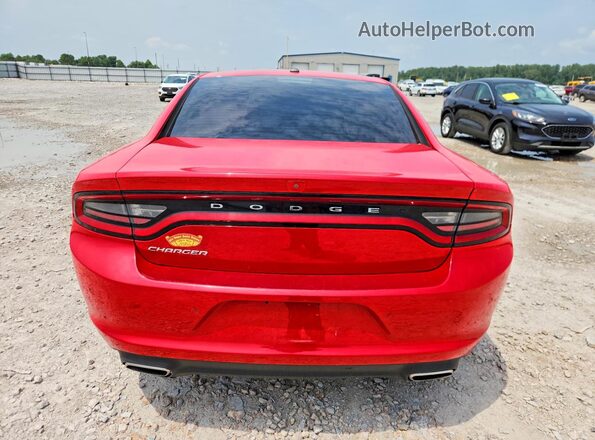 2C3CDXBGXMH510897 2021 DODGE CHARGER Red Вид ззаду