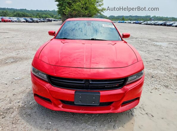 2C3CDXBGXMH510897 2021 DODGE CHARGER Red Вид спереду