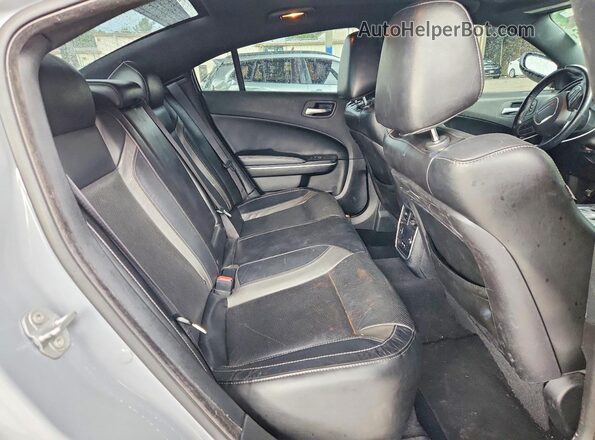2C3CDXBGXMH515162 2021 DODGE CHARGER Gray უკანა სავარძლების ხედი