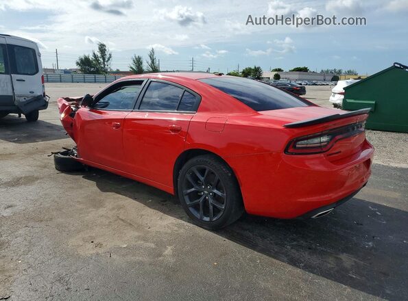 2C3CDXBGXMH659648 2021 DODGE CHARGER Red უკანა მარჯვენა