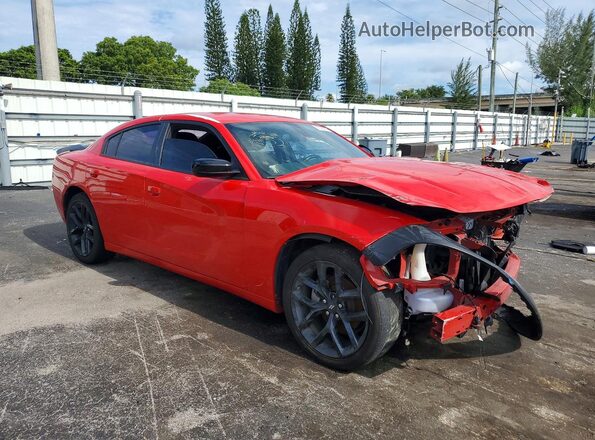 2C3CDXBGXMH659648 2021 DODGE CHARGER Red წინა ხედი