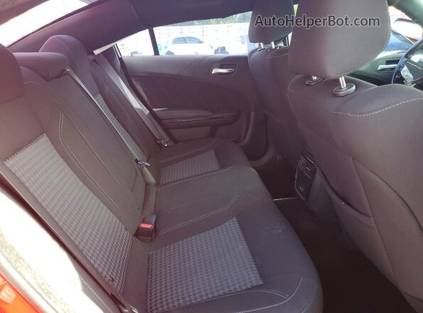 2C3CDXBGXMH659648 2021 DODGE CHARGER Red უკანა სალონის ხედი