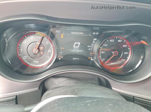 2C3CDXBGXPH524903 2023 DODGE CHARGER Black Вид щитка приладів