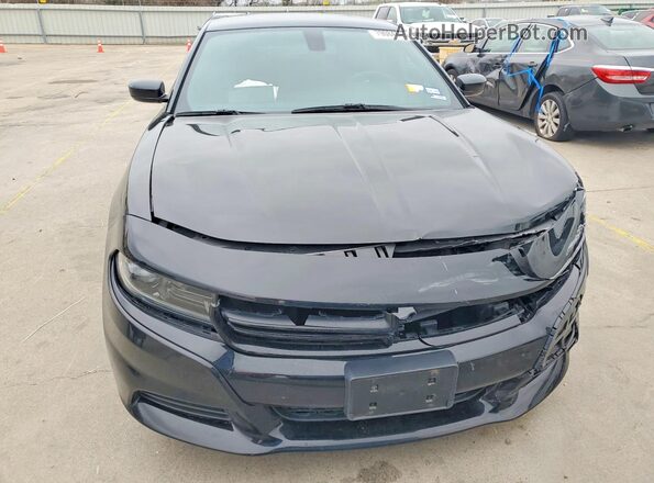 2C3CDXBGXPH524903 2023 DODGE CHARGER Black Вид спереду