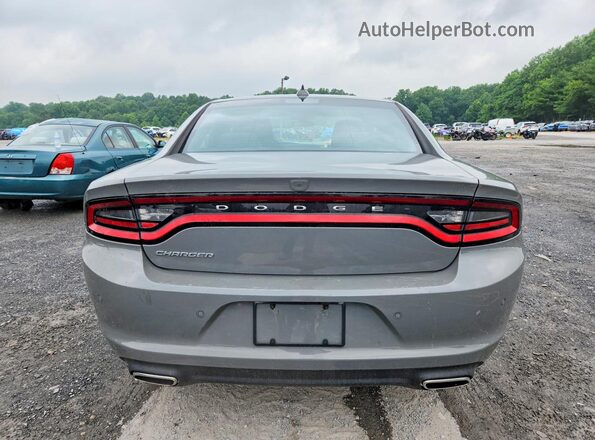 2C3CDXBGXPH656883 2023 DODGE CHARGER Серый Вид сзади