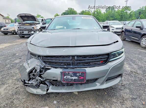 2C3CDXBGXPH656883 2023 DODGE CHARGER Серый Вид спереди