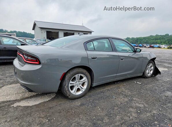2C3CDXBGXPH656883 2023 DODGE CHARGER Серый Задняя правая четверть