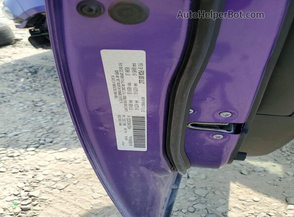 2C3CDXCT0GH155500 2016 DODGE CHARGER Purple Вид наклейки з VIN-кодом