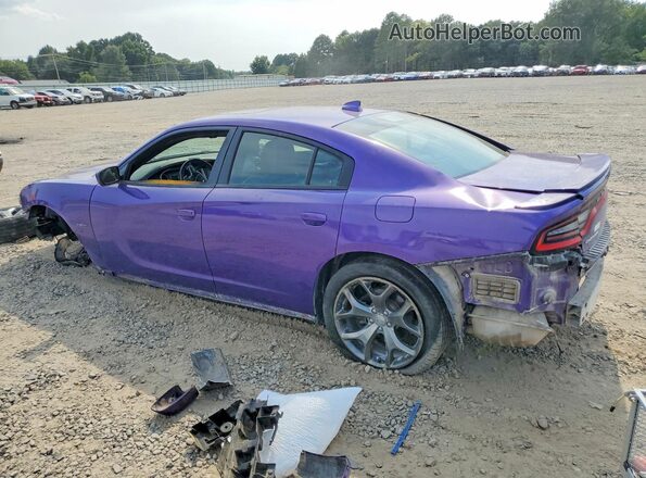 2C3CDXCT0GH155500 2016 DODGE CHARGER Purple Задня ліва чверть