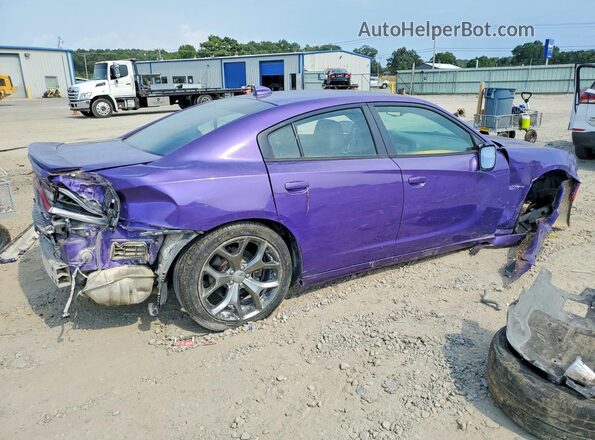 2C3CDXCT0GH155500 2016 DODGE CHARGER Purple Задня права чверть