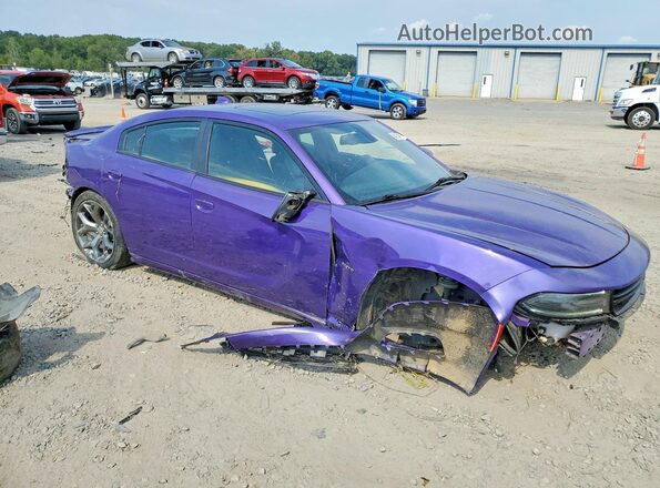 2C3CDXCT0GH155500 2016 DODGE CHARGER Purple Передня права чверть