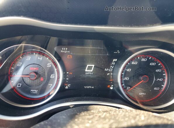 2C3CDXCT0GH333051 2016 DODGE CHARGER Gray Вид щитка приладів