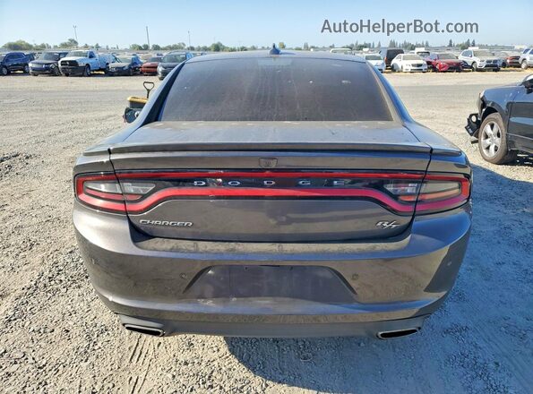 2C3CDXCT0GH333051 2016 DODGE CHARGER Gray Вид ззаду