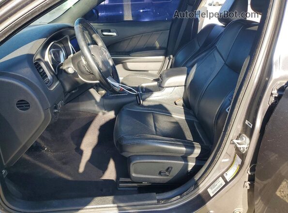 2C3CDXCT0GH333051 2016 DODGE CHARGER Gray Вид салону спереду