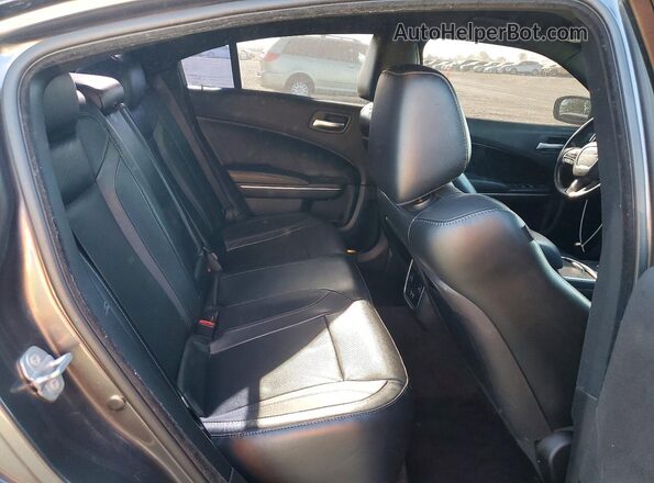 2C3CDXCT0GH333051 2016 DODGE CHARGER Gray Вид задніх сидінь