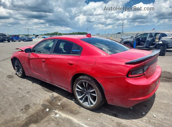 2C3CDXCT0GH340632 2016 DODGE CHARGER Red Tył lewy