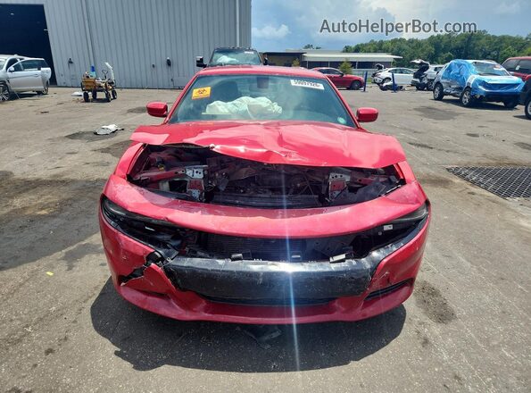 2C3CDXCT0GH340632 2016 DODGE CHARGER Red Widok z przodu