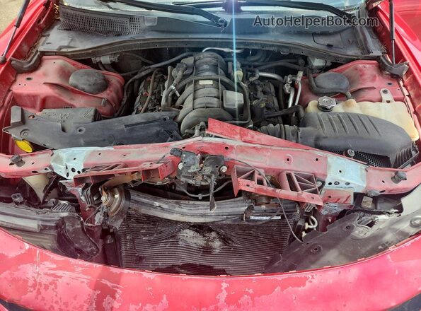 2C3CDXCT0GH340632 2016 DODGE CHARGER Red Widok wnętrza z tyłu