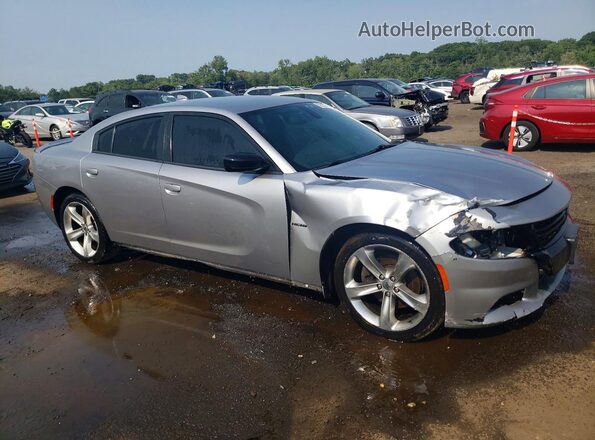 2C3CDXCT0JH142463 2018 DODGE CHARGER Silver Przód prawy
