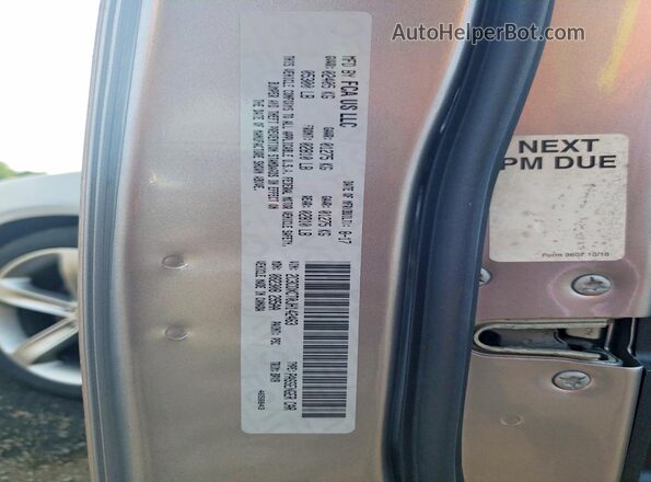 2C3CDXCT0JH142463 2018 DODGE CHARGER Silver Widok komory silnika