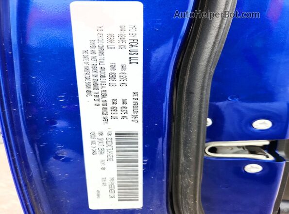 2C3CDXCT0JH163362 2018 DODGE CHARGER Blue Вид підкапотного простору