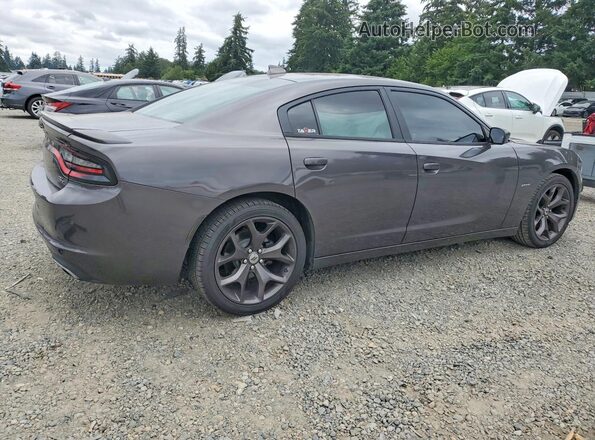 2C3CDXCT0JH228646 2018 DODGE CHARGER Black Առջևի վահանակի տեսք