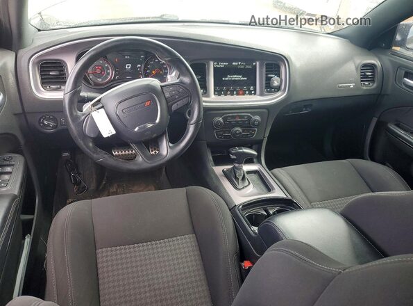 2C3CDXCT0KH634752 2019 DODGE CHARGER Gray Вид панелі приладів