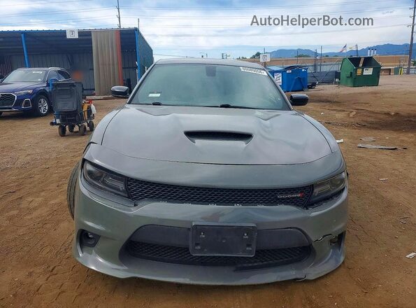 2C3CDXCT0KH634752 2019 DODGE CHARGER Gray Вид спереду