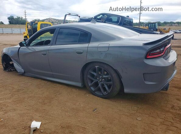 2C3CDXCT0KH634752 2019 DODGE CHARGER Gray Задня ліва чверть
