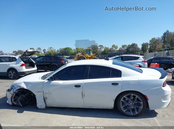 2C3CDXCT0MH628582 2021 DODGE CHARGER White Widok wnętrza 360 stopni