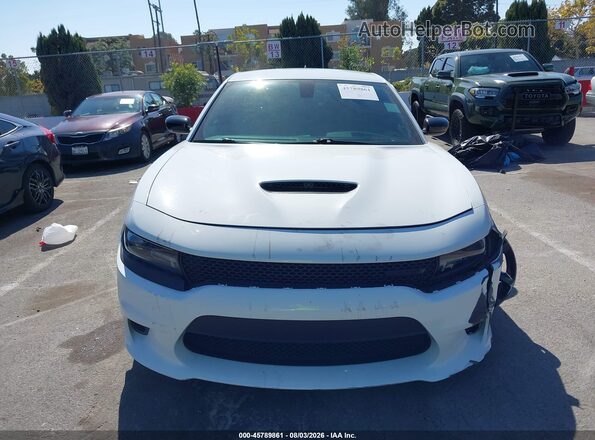 2C3CDXCT0MH628582 2021 DODGE CHARGER White Widok zestawu wskaźników