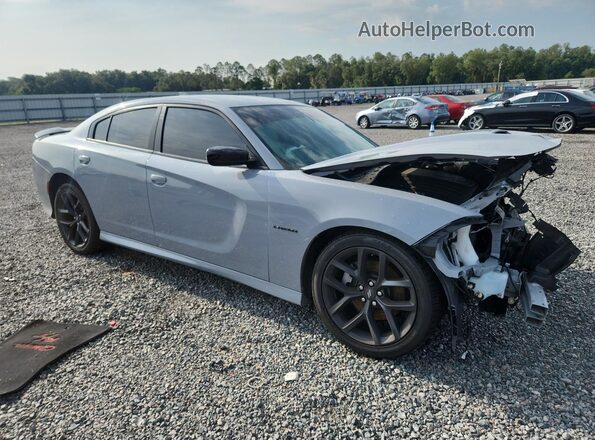 2C3CDXCT0NH138242 2022 DODGE CHARGER Серый Передняя правая четверть