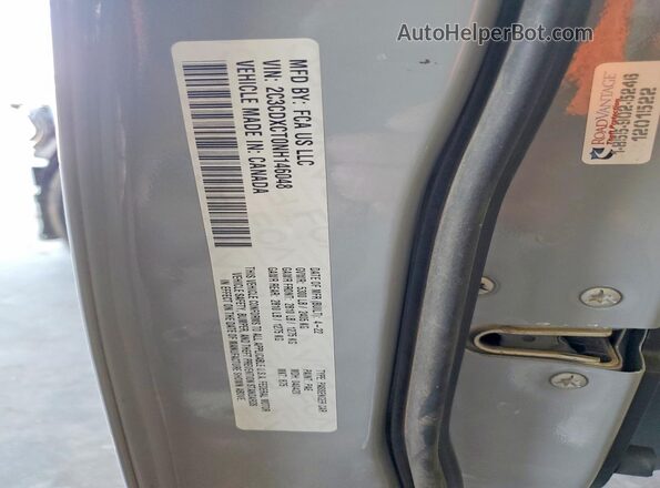 2C3CDXCT0NH146048 2022 DODGE CHARGER Silver VIN կոդի պիտակի տեսք