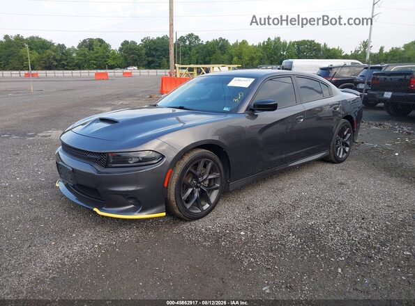 2C3CDXCT0NH170348 2022 DODGE CHARGER Серый Передняя левая четверть
