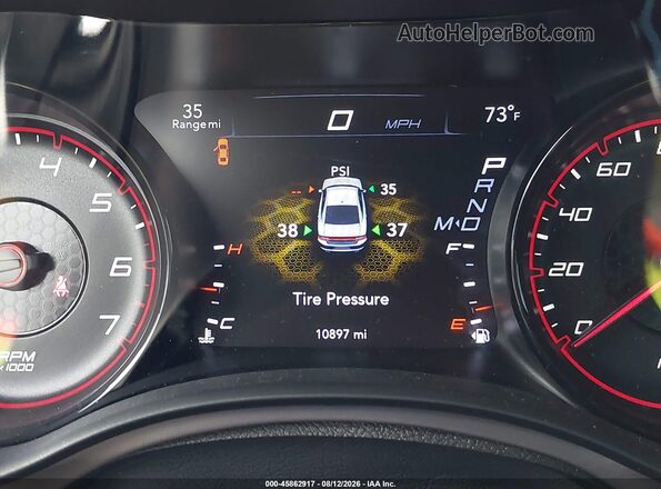 2C3CDXCT0NH170348 2022 DODGE CHARGER Серый Вид задних сидений